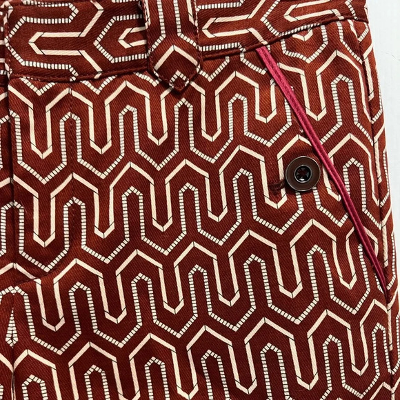 Anthropologie Cartonnier Charlie Geometric Print Trouser - Picture 5 of 11